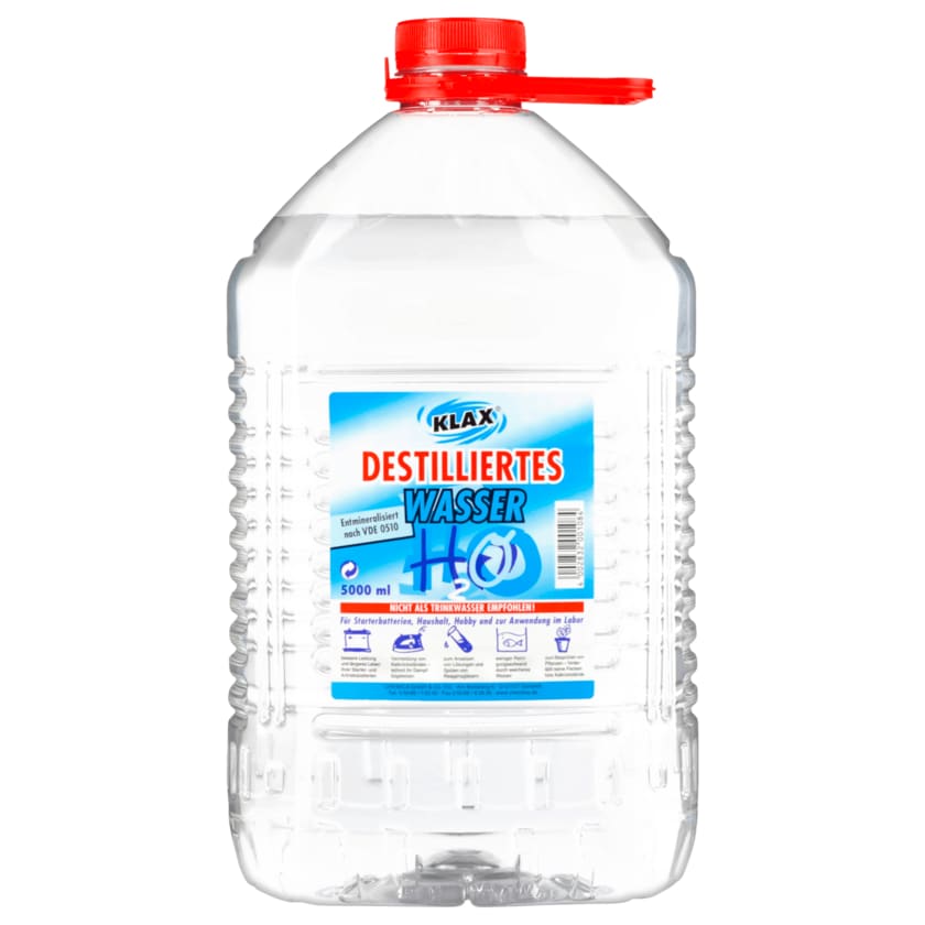 Klax Destilliertes Wasser 5l